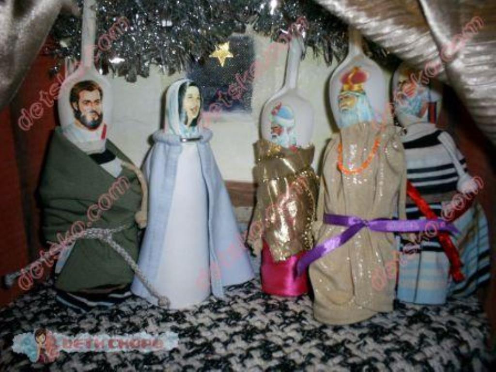 Рождественский подарок малышам кукольный театр. Встреча мудрецов с Марией и Иосифом.