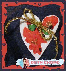 Идеи открыток ко Дню Влюбленных. Пластилиновое сердце и сердце 3D